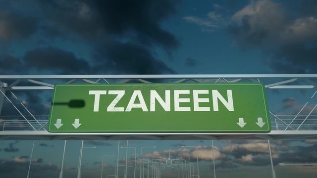 the plane landing in Tzaneen south africa