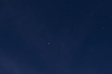 Obraz na płótnie Canvas Starry night sky long exposure
