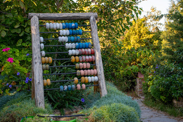 A giant abacus at Nesin Math Village