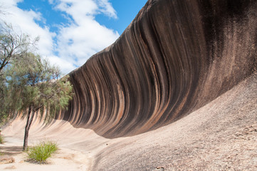 Wave Rock - Wunderschöne Felsformation in Australien