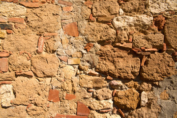 Detail of a brick wall ideal for texture and pattern
