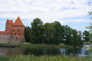 Naklejka na ściany i meble Château de Trakai - 3