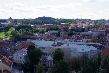Fototapeta na wymiar Panorama de Vilnius -4