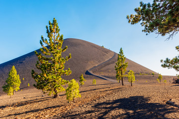 Cinder Cone in Lassen Volcanic National Park California USA