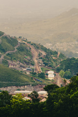 Fototapeta na wymiar Mountain town in Taunggyi, Myanmar