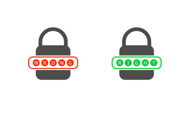 Locks with password notification