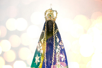 Statue of the image of Our Lady of Aparecida
