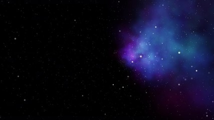 Abstract background flying pass through the milky way galaxy with stars and space dust in the universe dark and grain processed