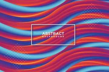 Modern vector templates. 3d liquid background.