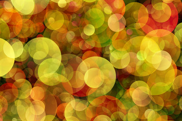 Colorful glitter lights texture. Blurred abstract wedding background. Romantic bokeh illustration