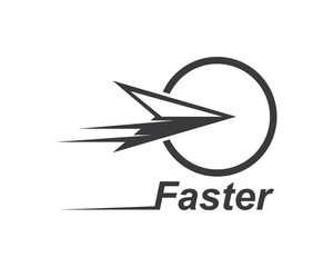 Arrow vector illustration icon Logo of delivery and logistic