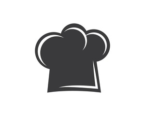 hat chef logo template vector