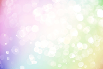 Abstract bokeh lights with soft light background. Blur wall.