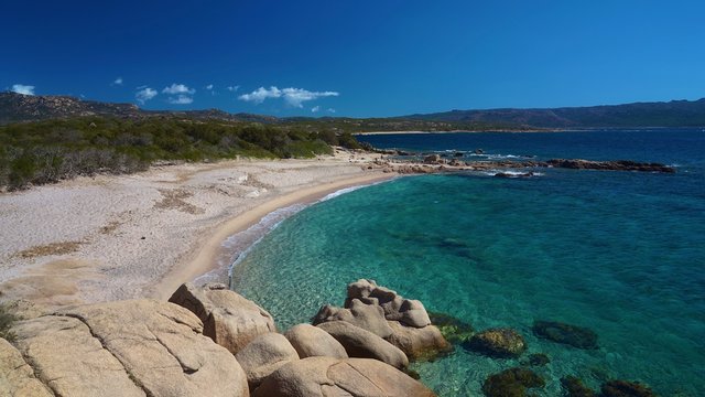 Corsica Figari Testa beach