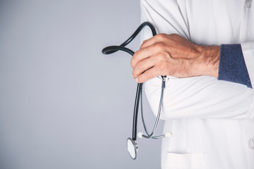 doctor hand stethoscope