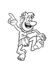 troll witzig cartoon freude lustig spitzohr märchen wald fabeln sagen fantasy einfarbig