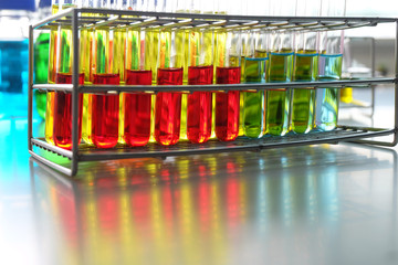 test tube in laboratory