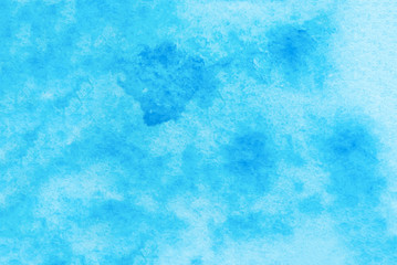 Abstract Blue watercolor pattern background.