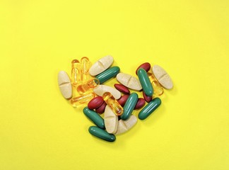 Vitamin capsules , Vitamin B, C, zinc, iron, fish oil.