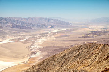 Dante's View, from 11,000' Telescope Peak to -281' Badwater Basin. Death Valley National Park, California, USA