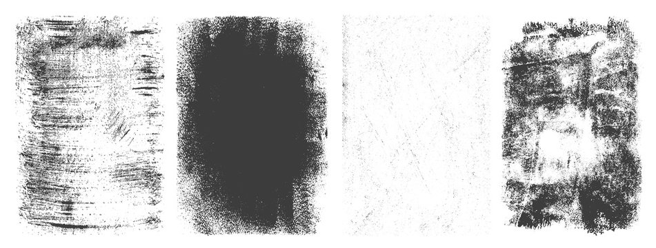 Abstract retro grunge frames set