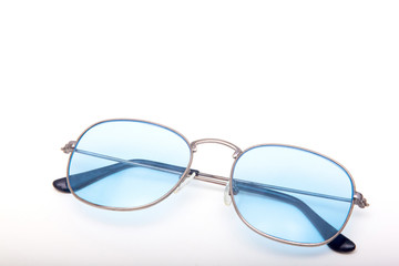 Vintage retro sunglasses isolated on white background