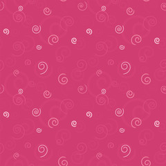 Fun and colorful swirl doodles seamless pattern, colorful hand drawn shapes - great for textiles, wallpapers, banners - vector surface design