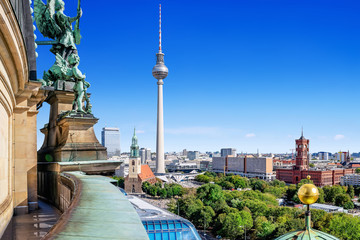 central berlin seen from the berlin cathedral