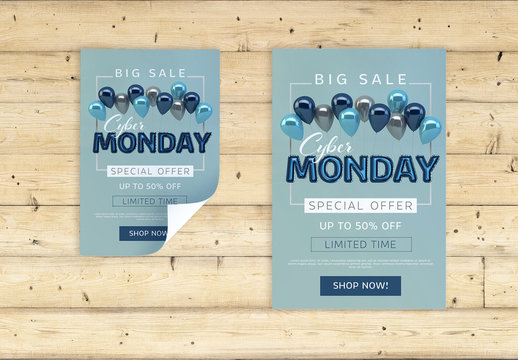 Cyber Monday Sale Poster
