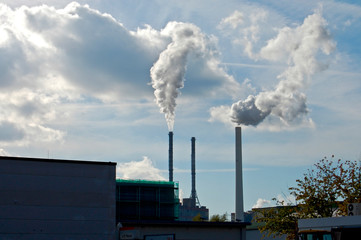 Factory chimneys