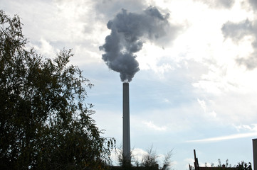 Factory chimney