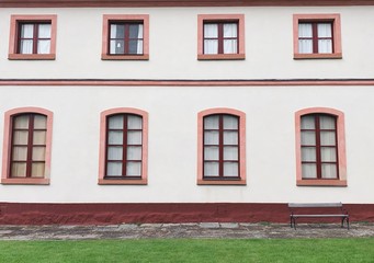 Many windows on the wall