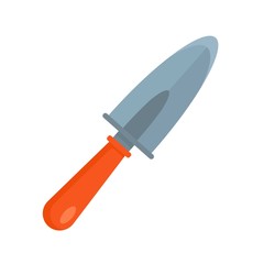 Garden hand shovel icon. Flat illustration of garden hand shovel vector icon for web design