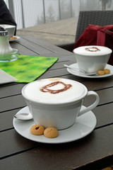 cappuccino in tasse