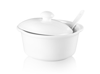 White ceramic tureen