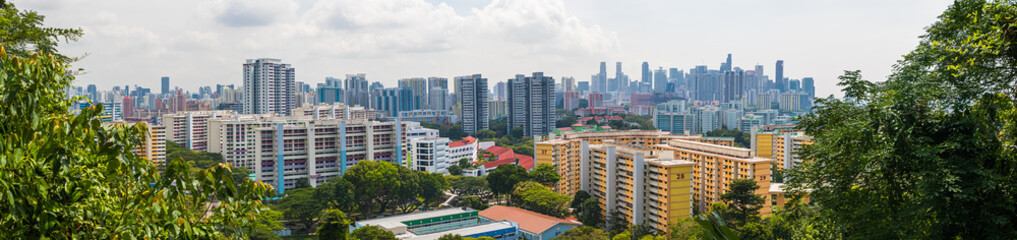 Singapur Skyline Panorama