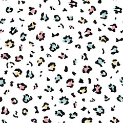 Seamless leopard pattern print