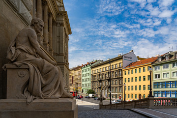 Obraz premium National Museum Prague in Czech Republic.