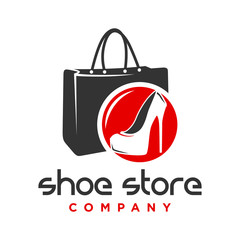 logo design shoes and women's handbag shop