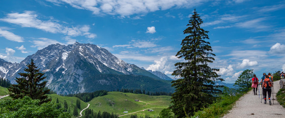 Panorama Wandern in den Berchtesgadener Alpen 