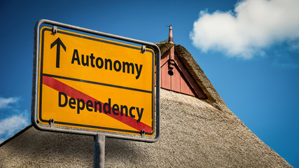 Street Sign to Autonomy versus Dependency