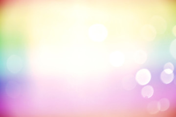 Abstract bokeh lights with soft light background. Blur wall.