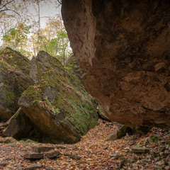 Obraz premium Ancient landslide