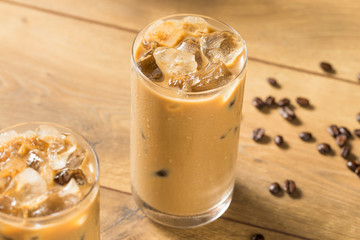 Homemade Iced Coffe with Almond MIlk