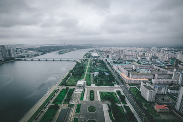 Pyongyang from above