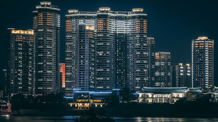 Fototapeta na wymiar Pyongyang Skyline
