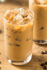 Homemade Iced Coffe with Almond MIlk