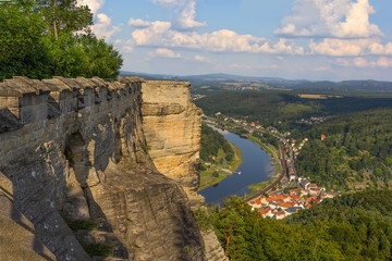 Fototapeta na wymiar Konigstein fortress