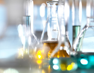 Chemical Research, A range of chemical formulas being developed in the laboratory for research into new products