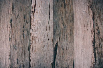 Old grunge dark textured wooden background,The surface of the old brown wood texture